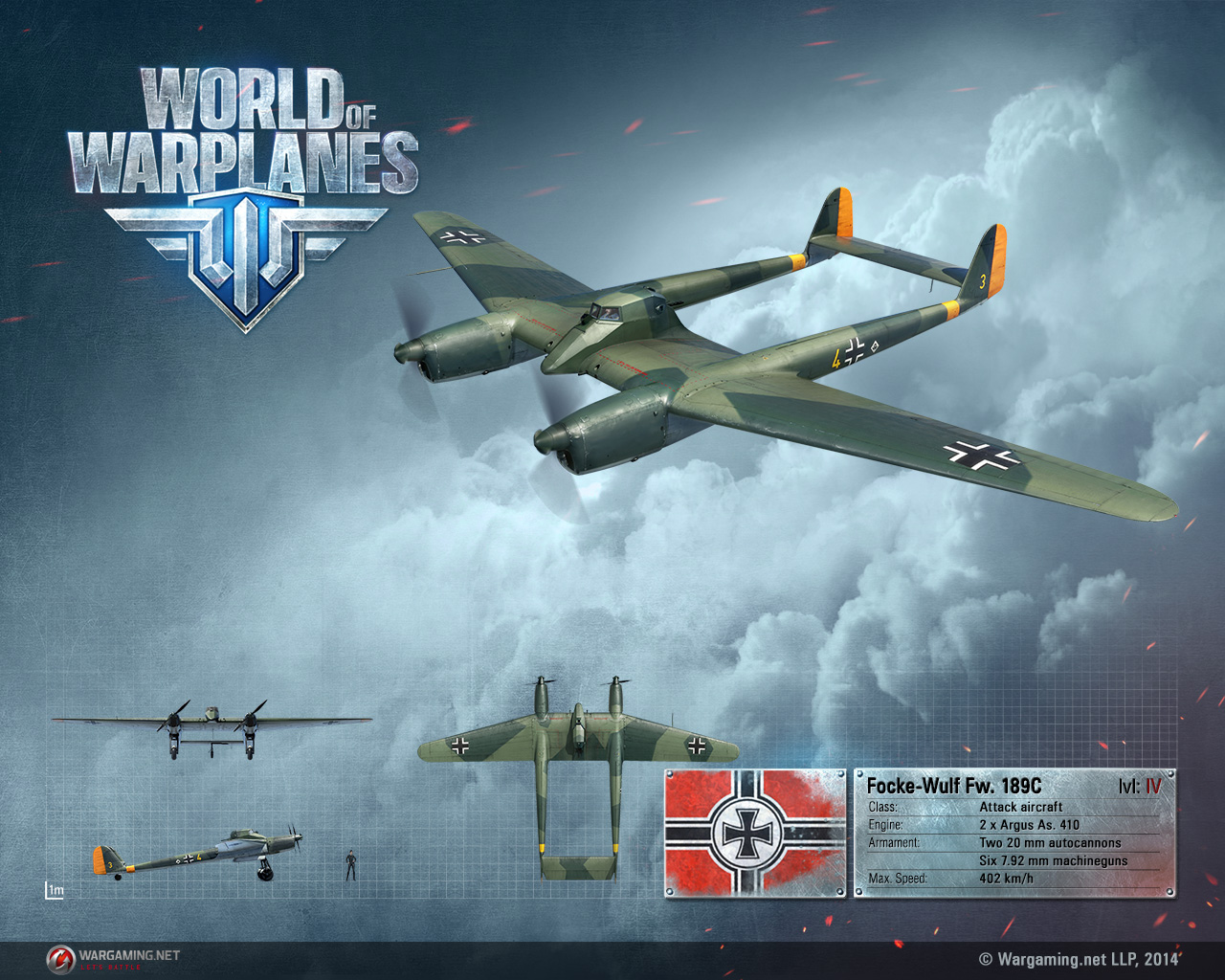 Focke Wulf Fw 189 C Eule World Of Warplanes