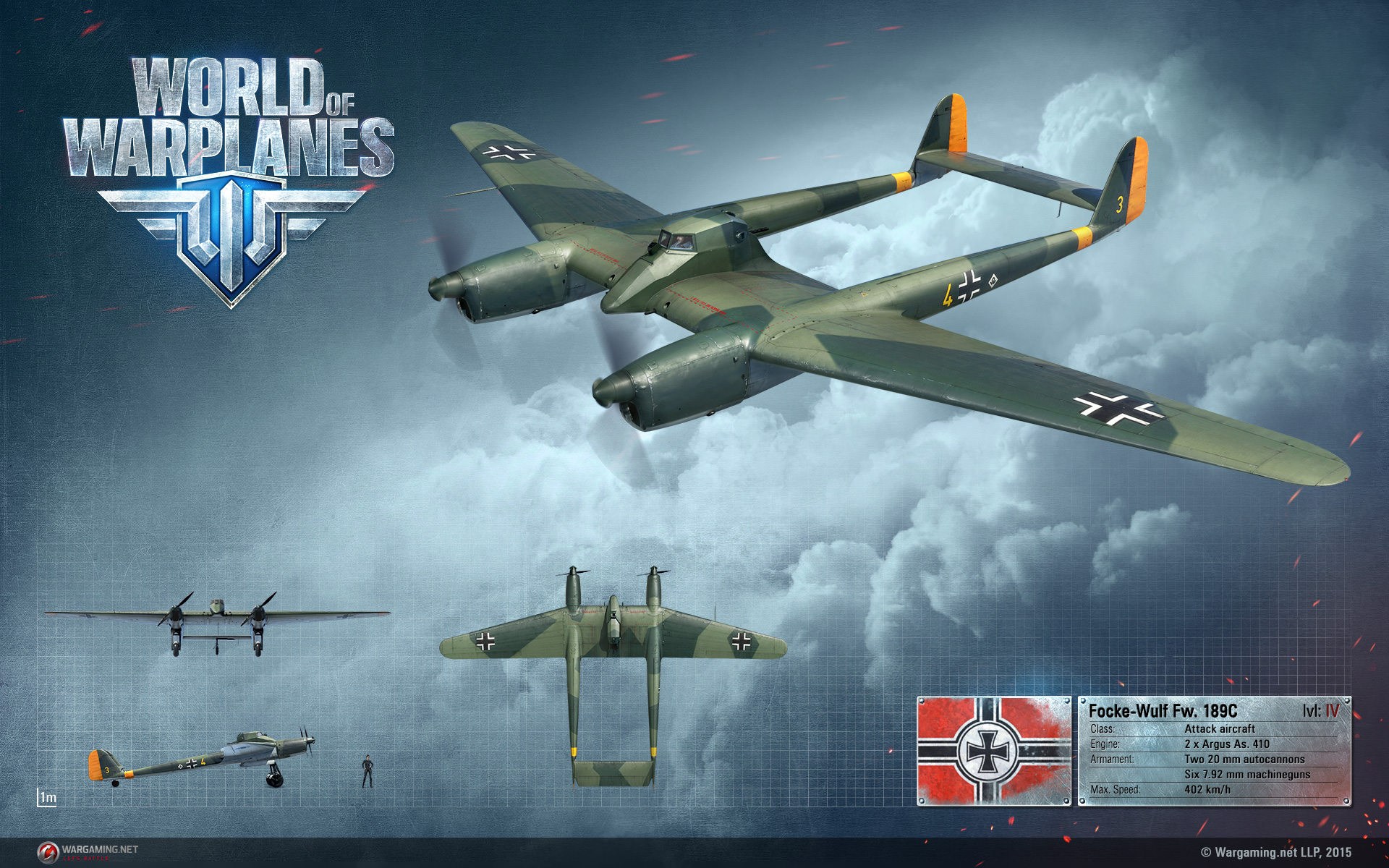 Focke Wulf Fw 189 C Eule World Of Warplanes