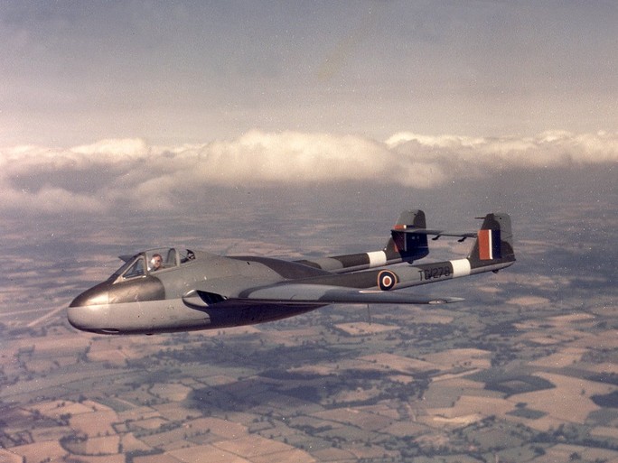 de Havilland DH.100 Vampire F.1 modified for high altitude flight record