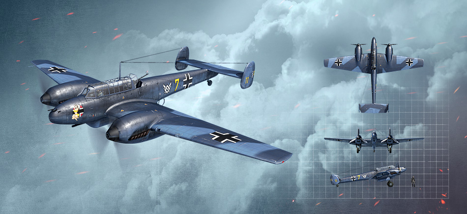 Messerschmitt Bf 110 C-6 | World of Warplanes